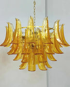 Murano Chandelier - 4 Layer ∅ 23.6″ x H 19.6″ / Dia 60cm x H 50cmWhitePolished NickelBlushlighting