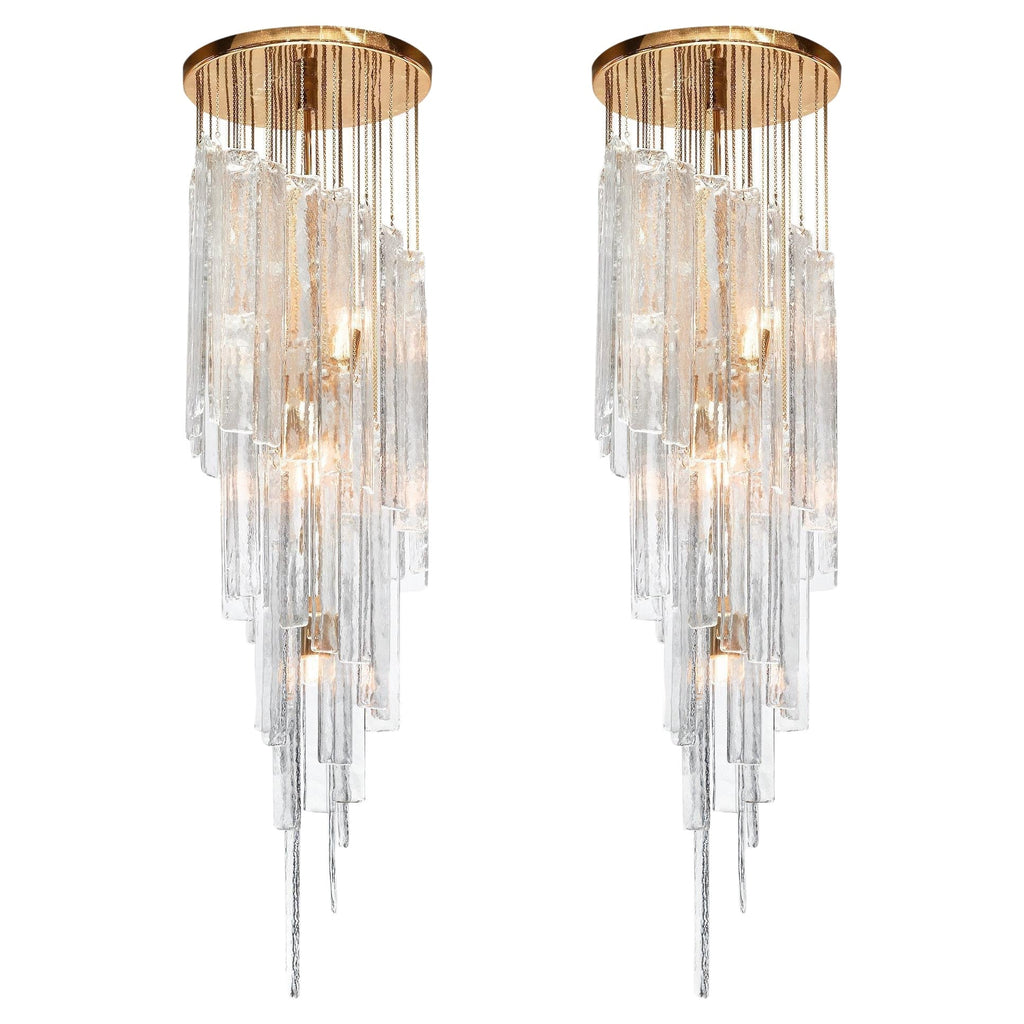 Murano Glass Chandeliers - SetBlushlighting
