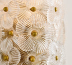 Nicolette Glass Floral Sconce (15")-Lighting-Manorlights