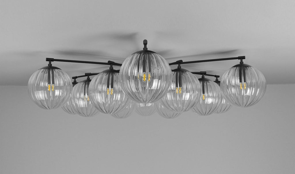 Orion Oval Flush Mount Base Chandelier Ø47.8″-NORMAL-Manorlights