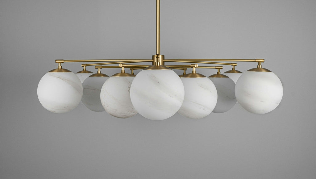 Orion Oval Flush Mount Base Chandelier Ø47.8″-NORMAL-Manorlights
