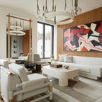 Oslo L1P Pendant Alabaster Chandelier, Halo Ring Chandelier With canopy Over Dining Table-Chandelier-Manorlights