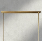 Pauillac Fabric Shade Linear Chandelier 49", 60"-chandelier-Manorlights