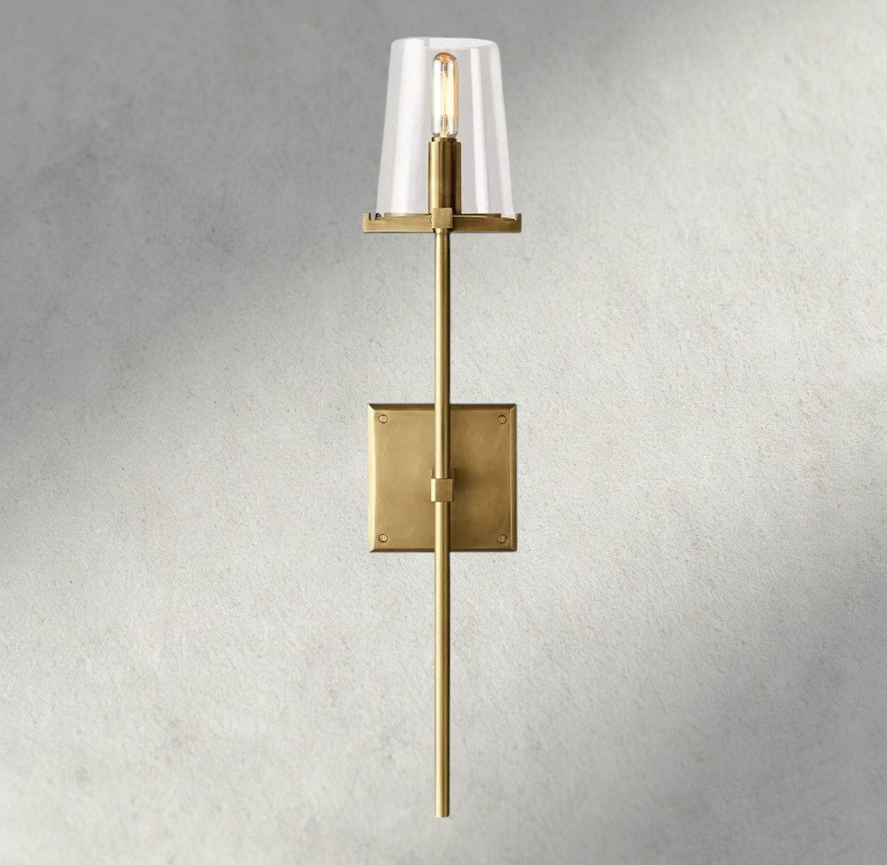 Pauillac Torch Sconce-wall sconce-Manorlights