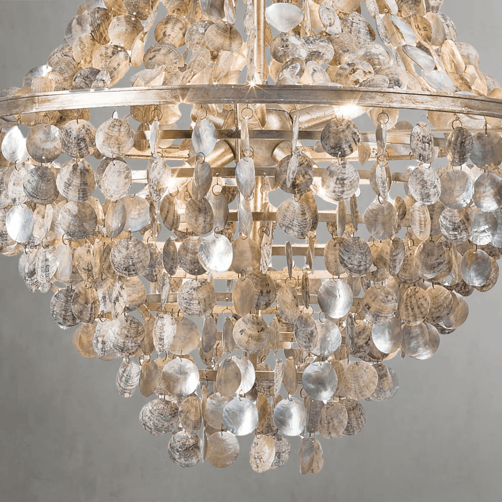 Pearl Seashell Pendant Light - Manorlights