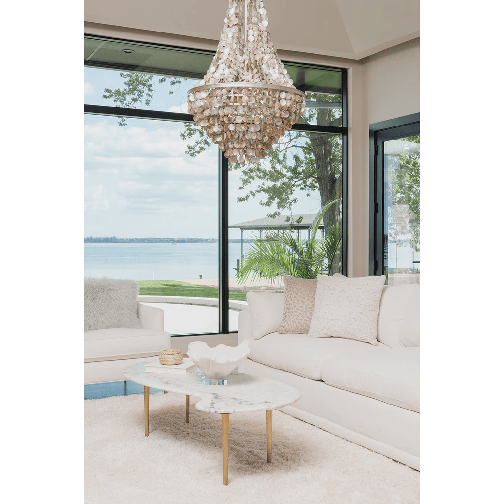Pearl Seashell Pendant Light - Manorlights
