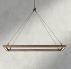 Peralta Rectangular Chandelier 48", 62"-chandelier-Manorlights