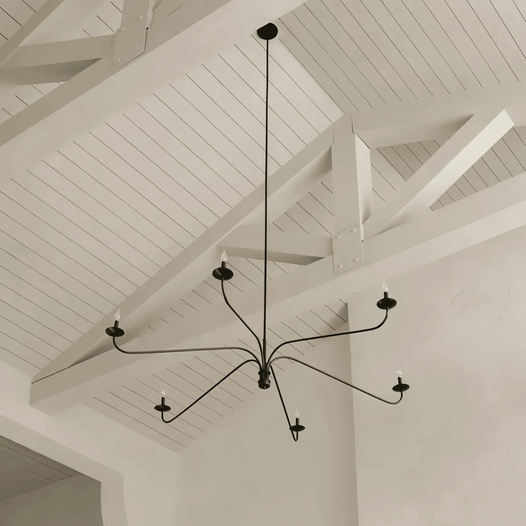 Philomena Chandelier - 70''BlackBlushlighting