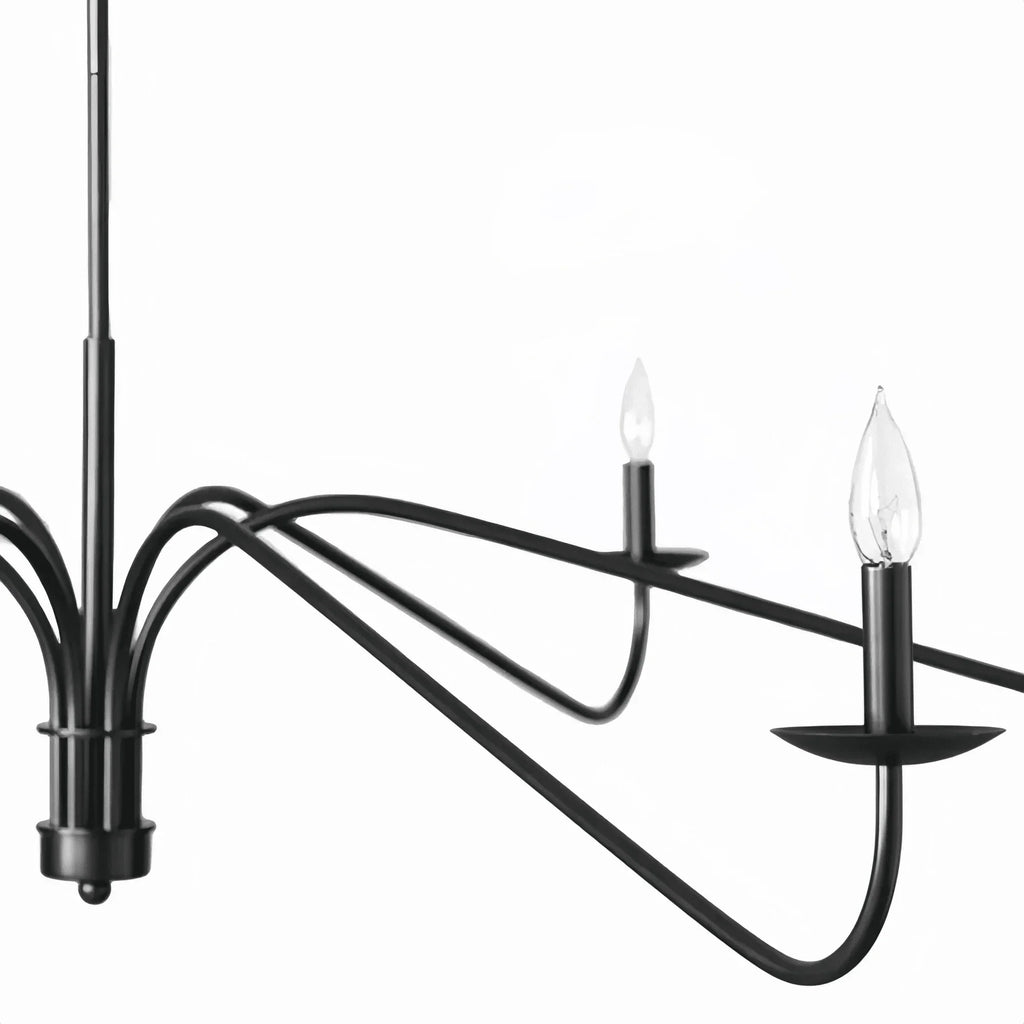Philomena Chandelier - 70''BlackBlushlighting