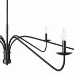Philomena Chandelier - 70''BlackBlushlighting