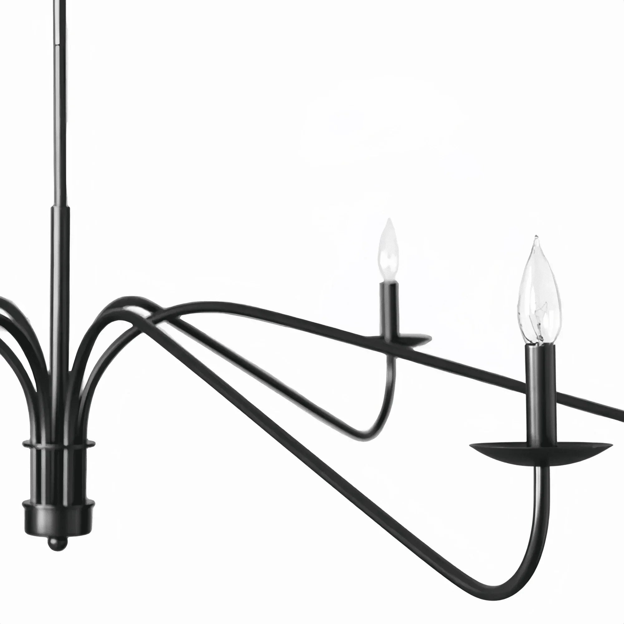 Philomena Chandelier - 70''BlackBlushlighting