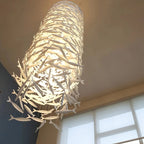 Porcelain Fish Shaped Dining Table Chandelier-Manorlights
