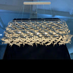 Porcelain Fish Shaped Dining Table Chandelier-Manorlights