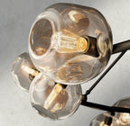 Bubble Clear Glass Round Chandelier-Chandelier-Manorlights