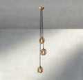Bubble Clear Glass Cascade Pendant-Chandelier-Manorlights