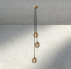 Bubble Clear Glass Cascade Pendant-Chandelier-Manorlights
