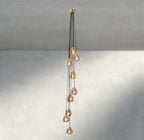 Bubble Clear Glass Cascade Pendant-Chandelier-Manorlights