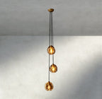 Bubble Smoke Glass Cascade Pendant-Chandelier-Manorlights