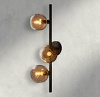 Bubble Smoke Glass Cascade Sconce-Wall Sconce-Manorlights