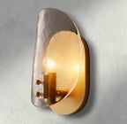 Shell Clear Glass Sconce-Wall Sconce-Manorlights