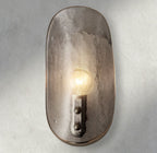 Shell Clear Glass Sconce-Wall Sconce-Manorlights
