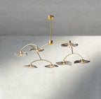 Lily Clear Glass Round Chandelier-Chandelier-Manorlights