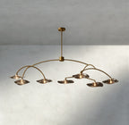 Lily Clear Glass Round Chandelier-Chandelier-Manorlights