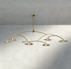 Lily Clear Glass Round Chandelier-Chandelier-Manorlights