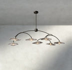 Lily Clear Glass Round Chandelier-Chandelier-Manorlights