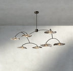 Lily Clear Glass Round Chandelier-Chandelier-Manorlights
