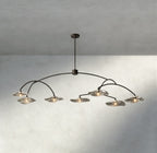 Lily Clear Glass Round Chandelier-Chandelier-Manorlights