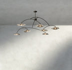 Lily Clear Glass Round Chandelier-Chandelier-Manorlights