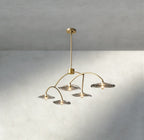 Lily Clear Glass Linear Chandelier-Chandelier-Manorlights
