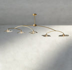 Lily Clear Glass Linear Chandelier-Chandelier-Manorlights