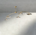 Lily Clear Glass Linear Chandelier-Chandelier-Manorlights