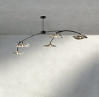 Lily Clear Glass Linear Chandelier-Chandelier-Manorlights