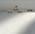 Lily Smoke Glass Flushmount-Flushmounts-Manorlights