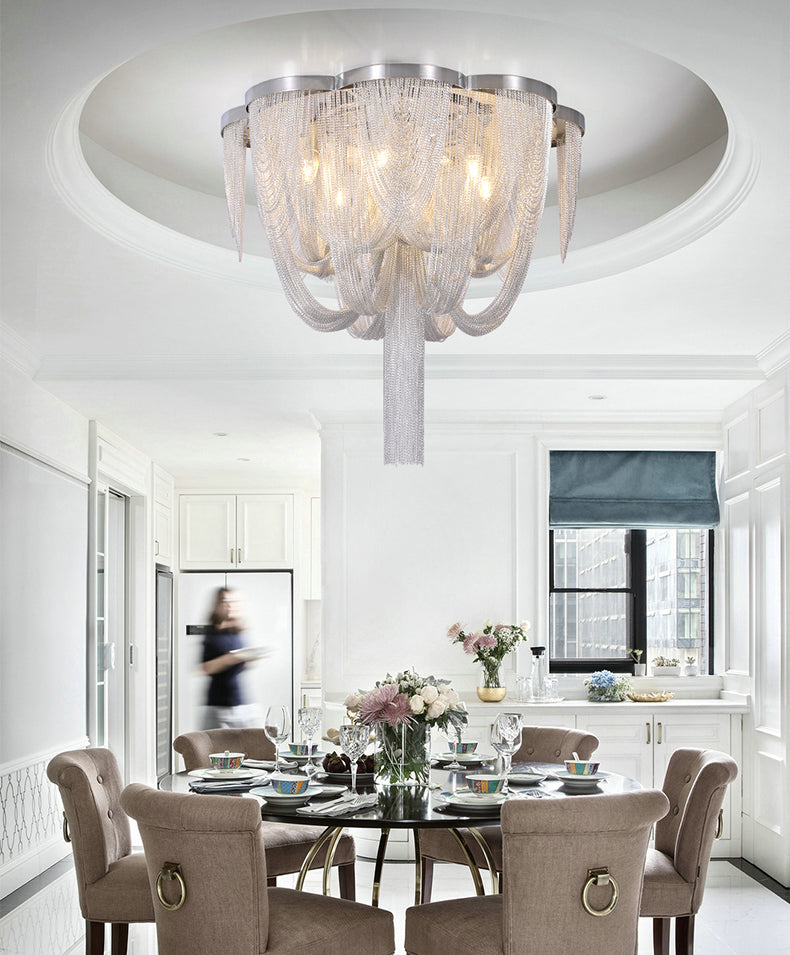 Tassel Long-Tail chandelier-Chandelier-Manorlights