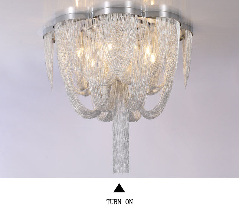 Tassel Long-Tail chandelier-Chandelier-Manorlights