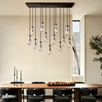Rain Rectangular Chandelier 54", 72"