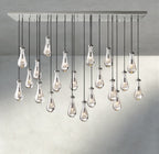 Rain Rectangular Chandelier 54", 72"-Manorlights
