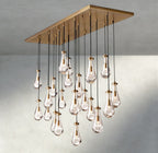 Rain Rectangular Chandelier 54", 72"-Manorlights