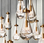 Rain Rectangular Chandelier 54", 72"-Manorlights