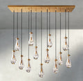Rain Rectangular Chandelier 54", 72"-Manorlights