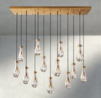 Rain Rectangular Chandelier 54", 72"-Manorlights