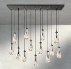 Rain Rectangular Chandelier 54", 72"-Manorlights