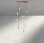 Rain Rectangular Chandelier 54", 72"-Manorlights