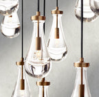 Rain Rectangular Chandelier 54", 72"-Manorlights