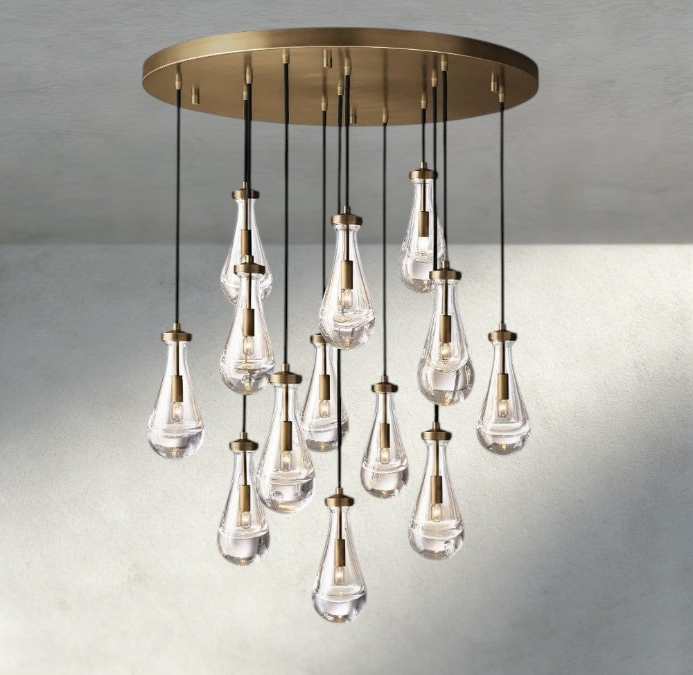 Rain Round Chandelier 18", 36", 47", 60"-Manorlights
