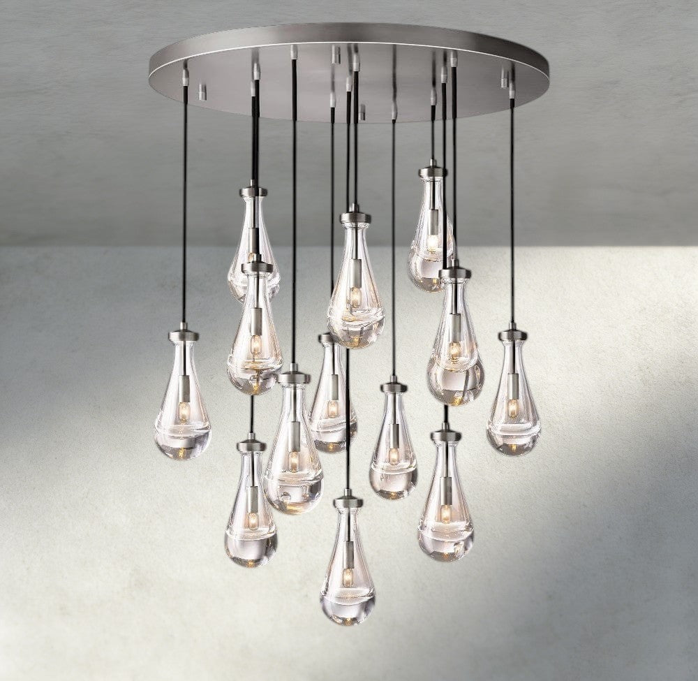 Rain Round Chandelier 18", 36", 47", 60"-Manorlights